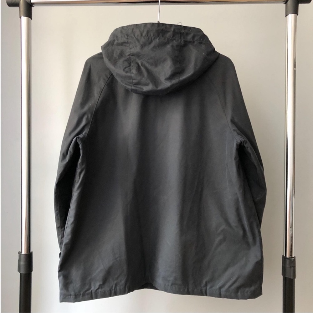 Barbour Navy Hooded Coat - Picture 2 of 13